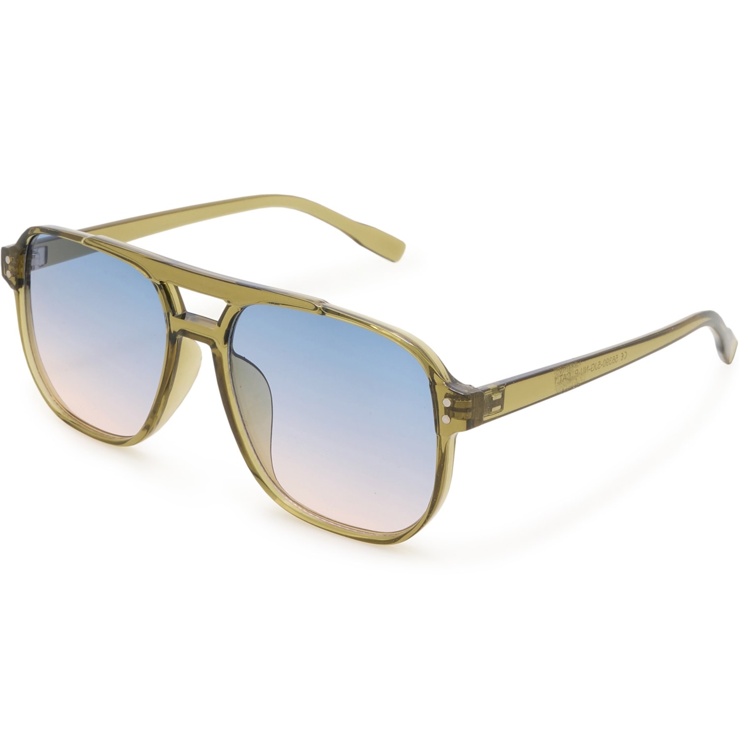 HOUSE OF HARLOW  //  tortoise frame yellow green clear lenses aviator sunglasses House of Harlow 1960 Aviator Sunglasses - Save 33% main image 4