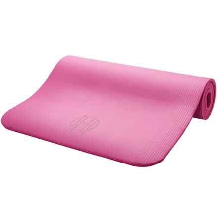 Ridged Surface Pro Fitness Yoga Mat - 68x24”, 10 mm in Fuchsia