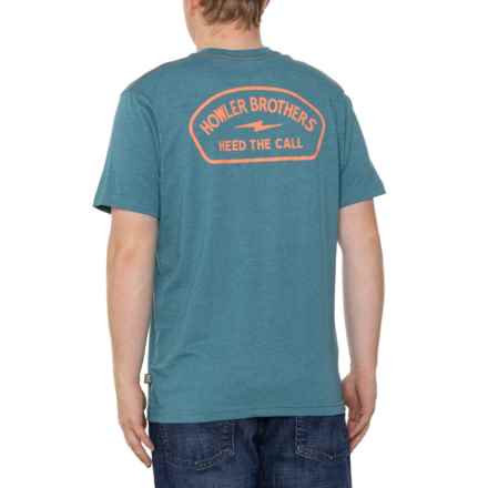 Howler Brothers Lightning Badge Select Pocket T-Shirt - Short Sleeve in Petrol