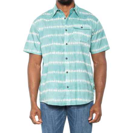 Howler Brothers San Gabriel Shirt - Short Sleeve in Hazy Horizon Seaspray