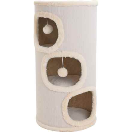 HRH Designs Tower Cat Scratching Post in Beige