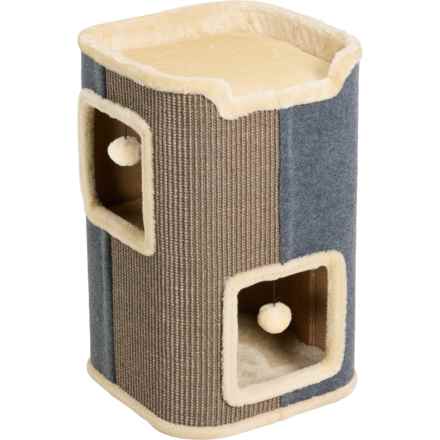 HRH Designs Tower Cat Scratching Post in Gray