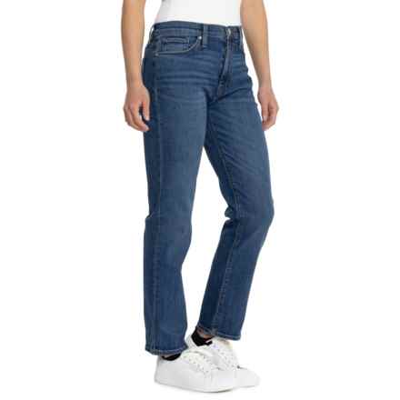 Hudson Jeans Barbara Straight Ankle Jeans - High Rise in Marin