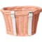 73NAA_2 Huffy Chesapeake Wicker Bike Basket - 6.75x10.25x8”