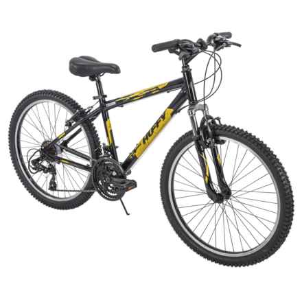 Huffy Escalate 21-Speed Mountain Bike - 24” (For Boys and Girls) in Black