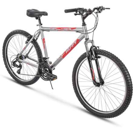 Huffy Escalate 21-Speed Mountain Bike - 26” (For Men) in Gloss Nickel