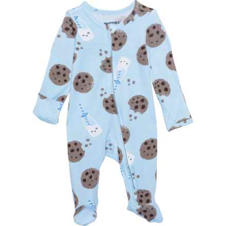 HUGGIES Infant Boys Baby Bodysuit - Long Sleeve in Cashmere Blue