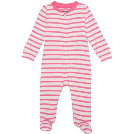 HUGGIES Infant Girls Baby Coveralls - Long Sleeve in Pink Flambe