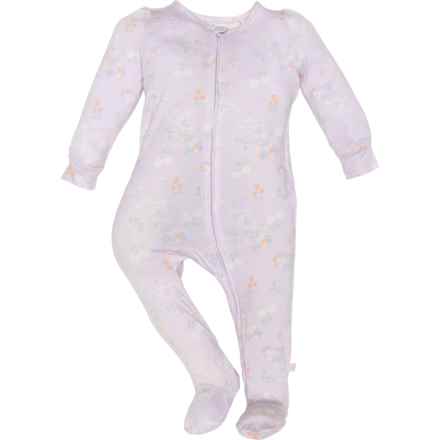 HUGGIES Infant Girls Footed Coveralls - Long Sleeve in Orchid Hush