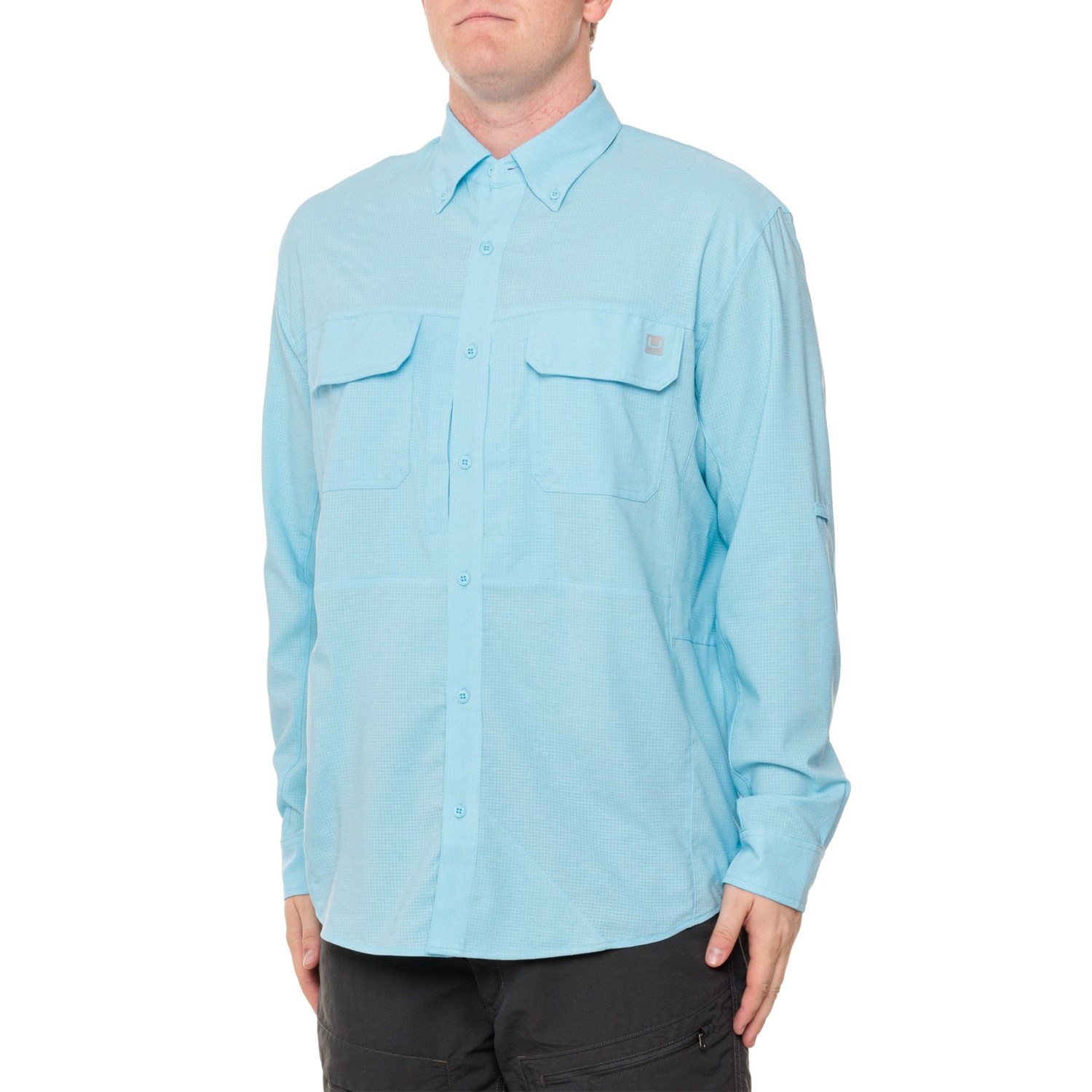 Huk A1A Woven Shirt - UPF 30+, Long Sleeve - Save 58%