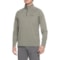 Huk Airweight Shirt - UPF 30, Zip Neck, Long Sleeve in Heather Moss