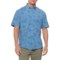 Huk Americookin Kona Shirt - UPF 30+, Short Sleeve in Quiet Harbor