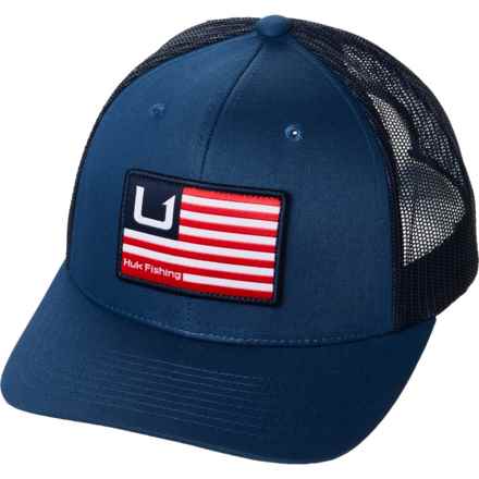 Huk And Bars Trucker Hat in Sargasso Sea