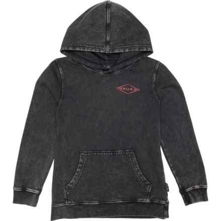 Huk Big Boys Graphic Fleece Hoodie in Black