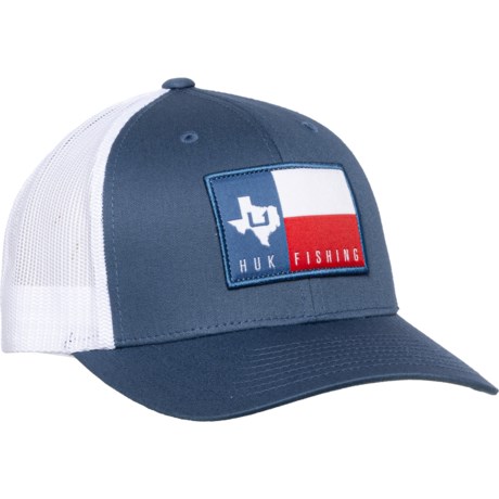 Huk Big State Trucker Hat in Sargasso Sea