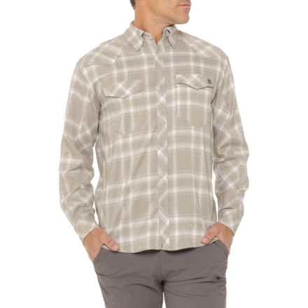 Huk Diamond Back Current Plaid Shirt - Long Sleeve in Overland Trek