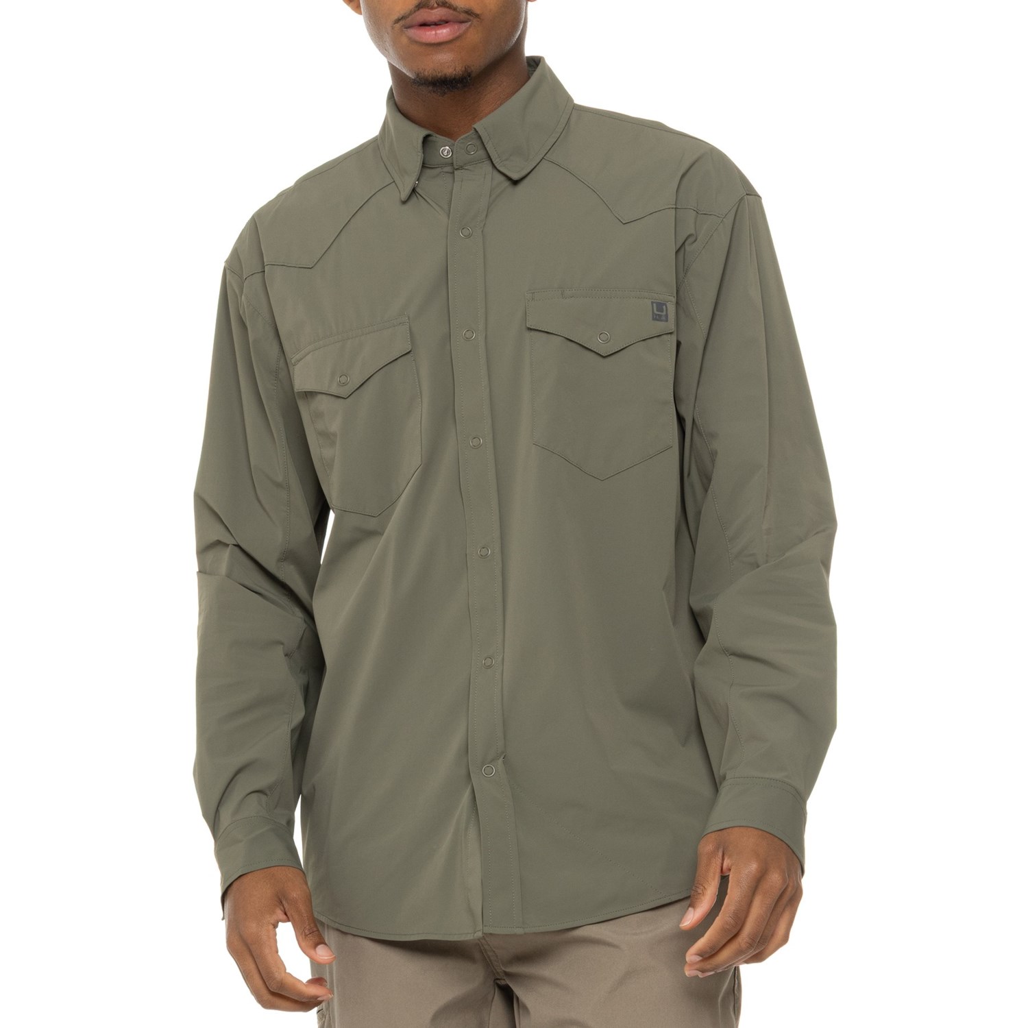 Hukドライシャツ Amazon.com: Huk Men's Icon X Long Sleeve Fishing Shirt with