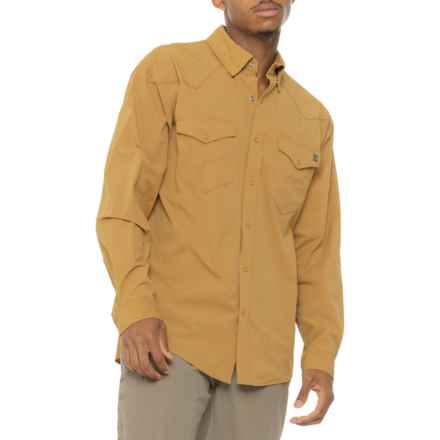 Huk Diamond Back Shirt - Long Sleeve in Sand Piper