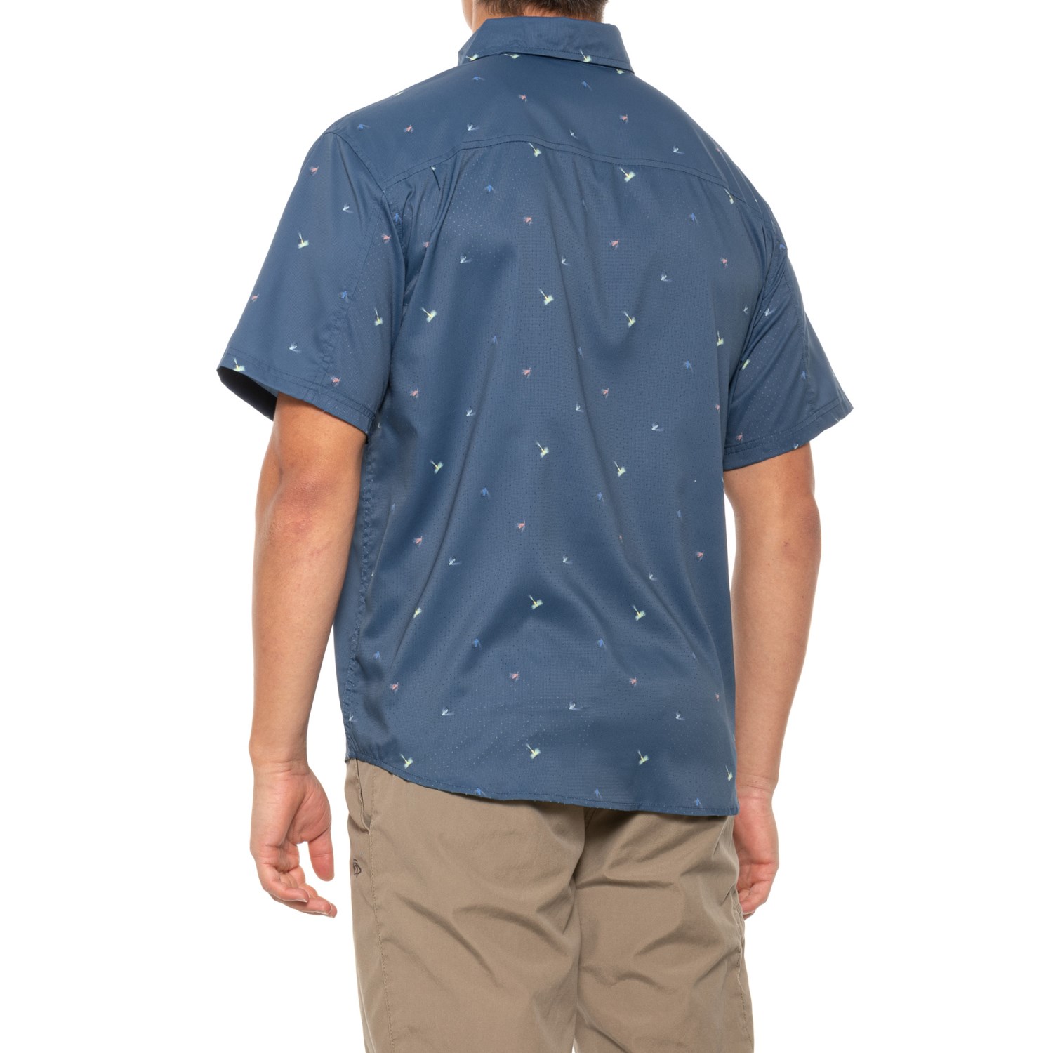 Chemise coupe standard à motif Vichy TH Flex | Bleu | Tommy Hilfiger