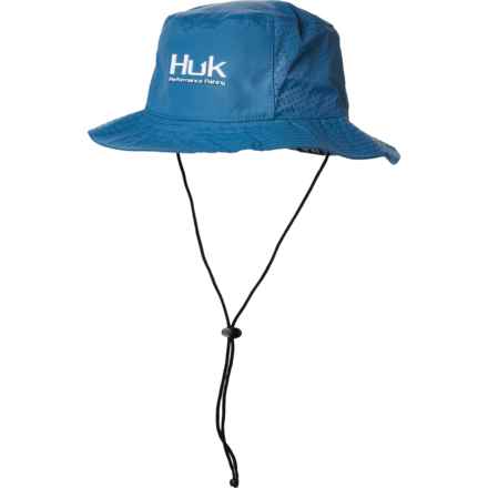 Huk High-Performance Bucket Hat in Titanium Blue