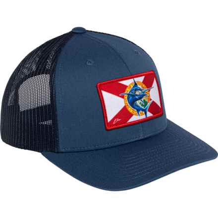 Huk KC Florida Marlin Trucker Hat in Sargasso Sea