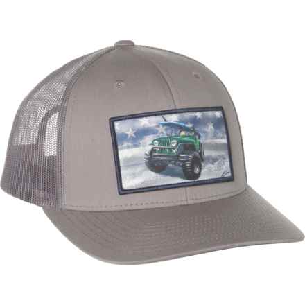 Huk KC Solo Mission Trucker Hat (For Men) in Overcast Grey