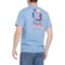 Huk KC Southern Slam T-Shirt - Short Sleeve in Marolina Blue