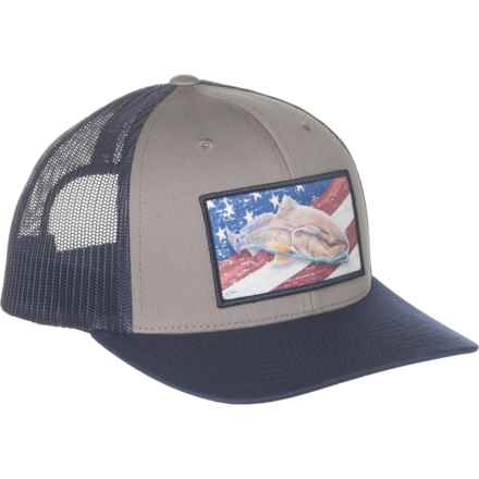 Huk KC Tailin Trucker Hat (For Men) in Overcast Grey