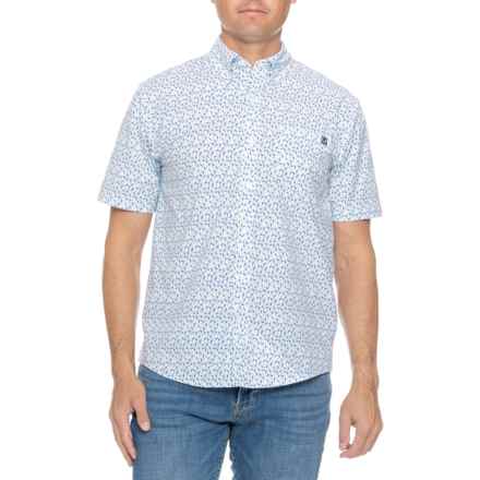 Huk Kona Printed Shirt - UPF 30+, Short Sleeve in Yellowfin