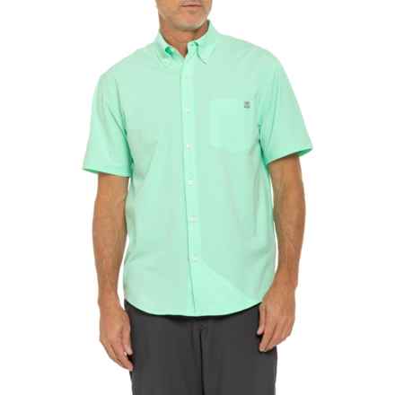 Huk Kona Solid Shirt - UPF 30+, Short Sleeve in Bermuda