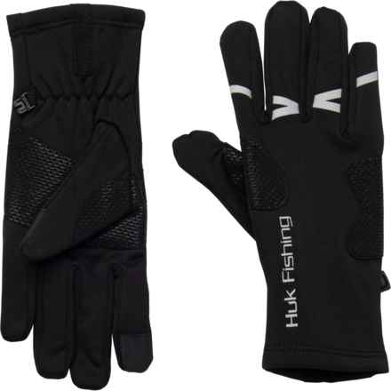 Huk Liner Gloves (For Men) in Black