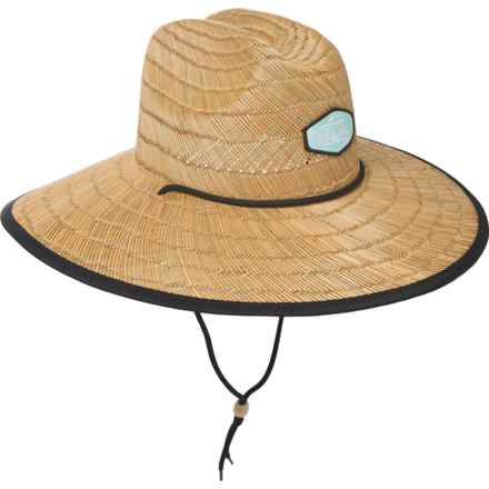 Huk Running Lakes Straw Hat (For Men) in Beach Glass