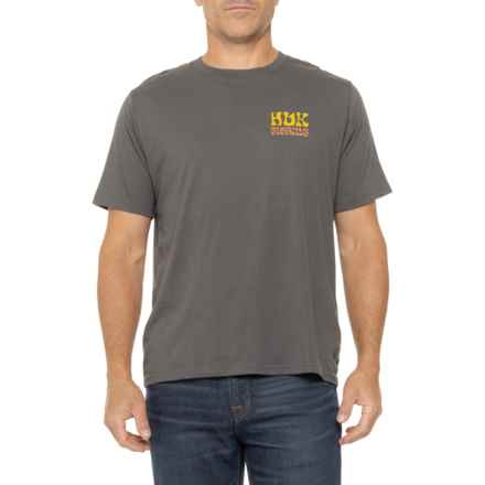 Huk Sword Playa T-Shirt - Short Sleeve in Volcanic Ash