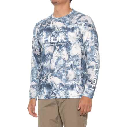 Huk Vented Mossy Oak Fracture Pursuit Shirt - UPF 50+, Long Sleeve (For Men) in Barracuda