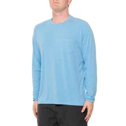 Huk Waypoint Shirt - UPF 50+, Long Sleeve in Azure Blue