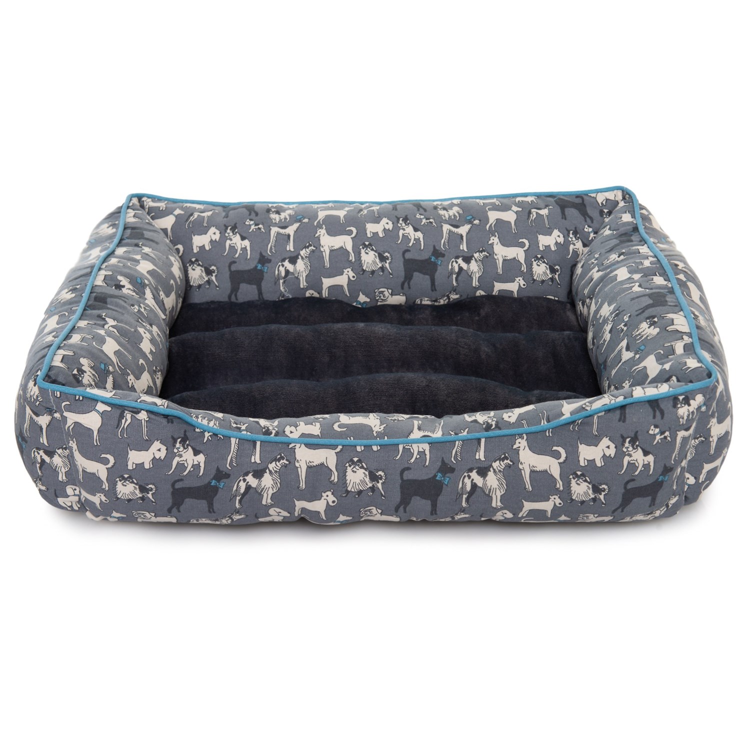 Humane Society Puppy Party Print Dog Bed 21×25”