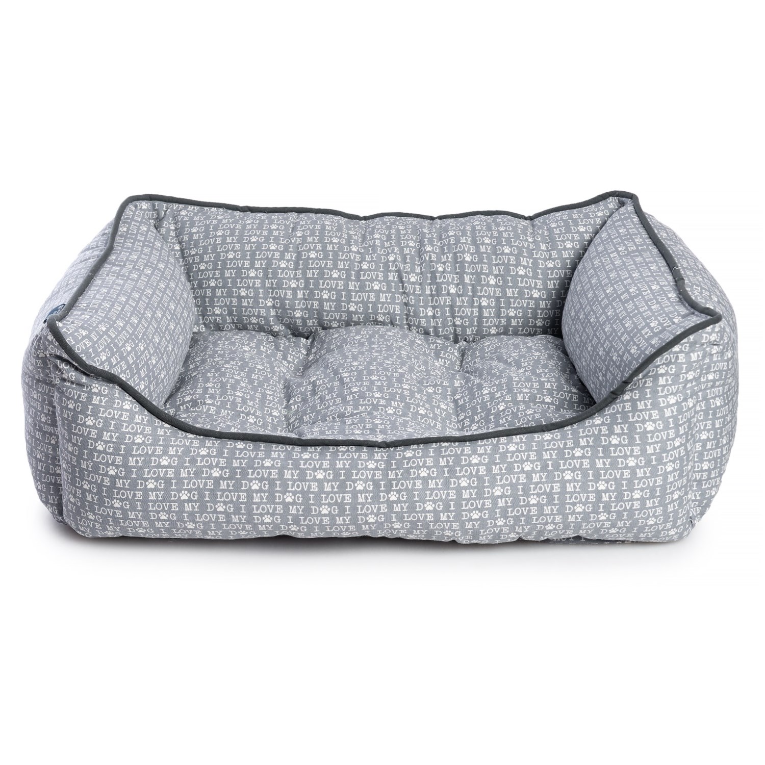 Humane Society “I Love My Dog” Script Lounger Dog Bed 28x22” Save 40