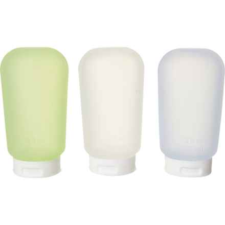 Humangear GoToob Large Travel Tubes - 3-Pack, 3 oz. in Clear/Green/Blue