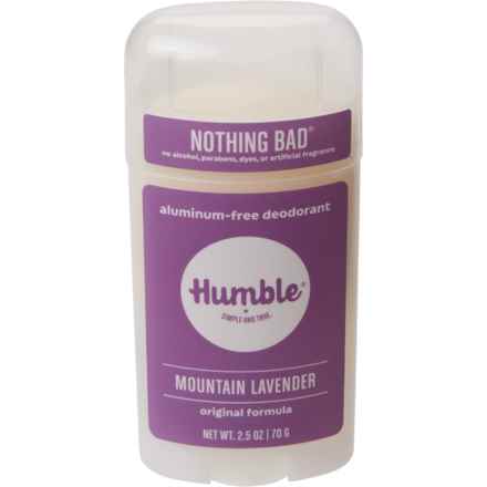 Humble All-Natural Deodorant - Aluminum-Free, 2.5 oz. in Mountain Lavender