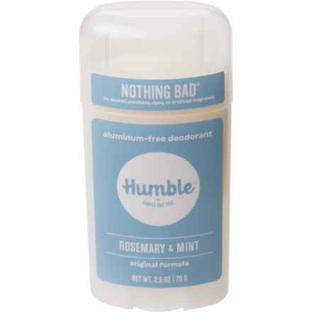 Humble All-Natural Deodorant - Aluminum-Free, 2.5 oz. in Rosemary Mint