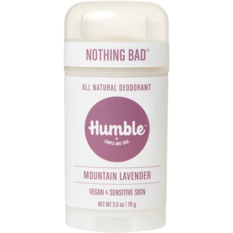 Humble Vegan and Sensitive Skin Natural Deodorant - Aluminum-Free, 2.5 oz. in Mountain Lavender