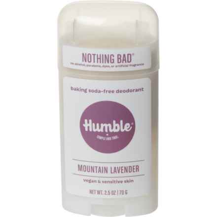 Humble Vegan and Sensitive Skin Natural Deodorant - Aluminum-Free, 2.5 oz. in Mountain Lavender