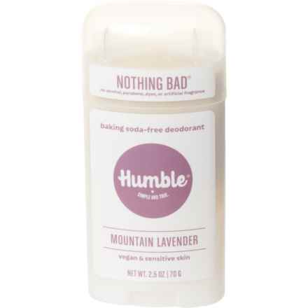 Humble Vegan and Sensitive Skin Natural Deodorant - Aluminum-Free, 2.5 oz. in Mountain Lavender