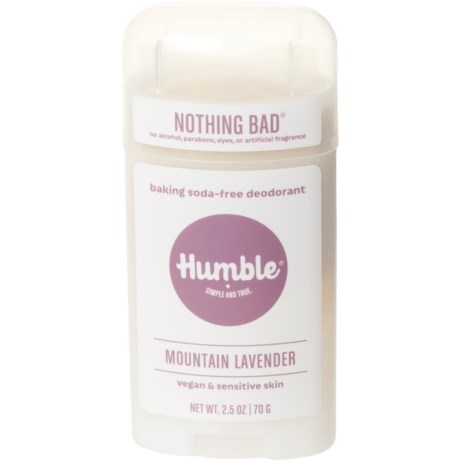 Humble Vegan and Sensitive Skin Natural Deodorant - Aluminum-Free, 2.5 oz. in Mountain Lavender