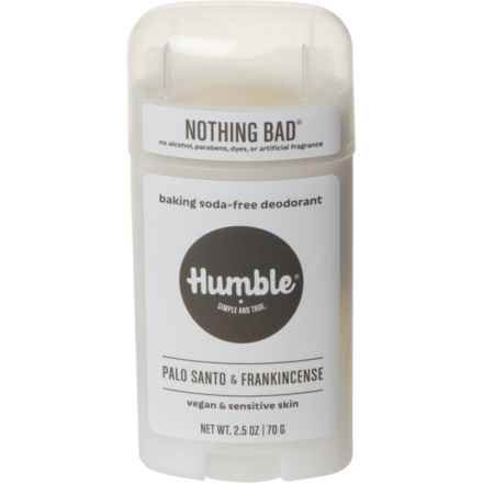Humble Vegan and Sensitive Skin Natural Deodorant - Aluminum-Free, 2.5 oz. in Palo Santo/Frankincense