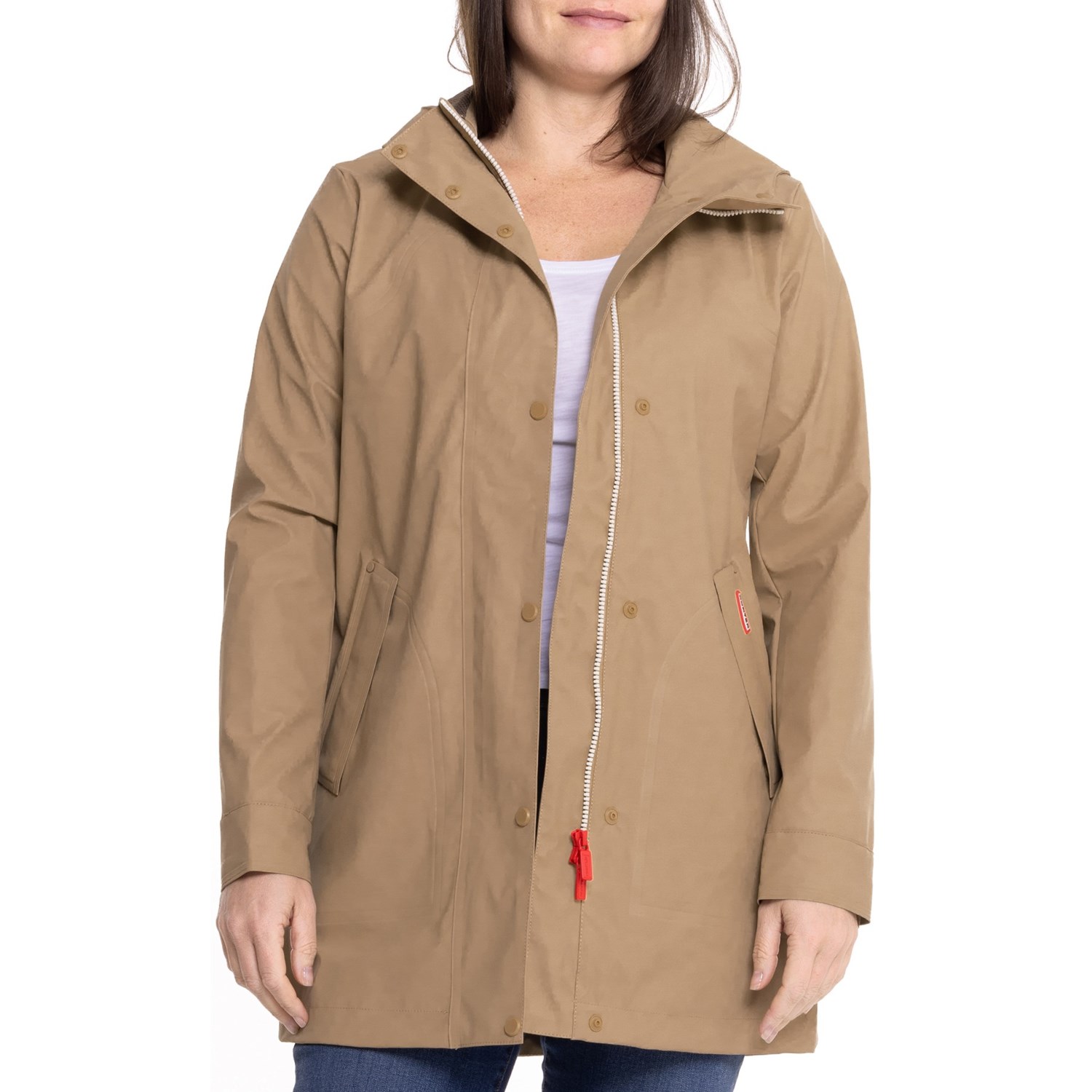 Hunter waterproof hooded jacket sale