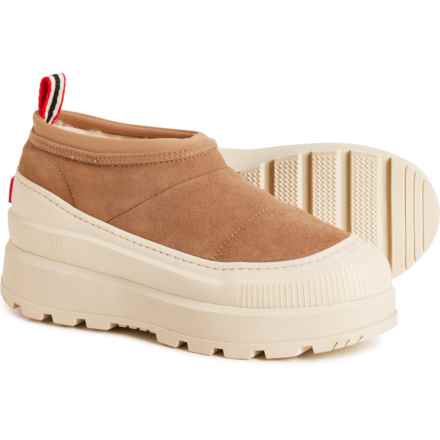 HUNTER Askern Slip-On Shoes - Waterproof, Leather (For Women) in Mbr01 Brown