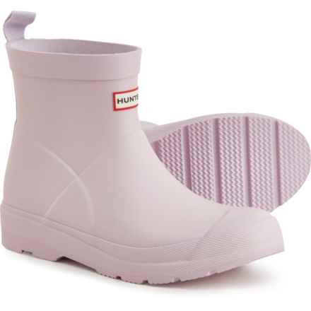 HUNTER Big Boys and Girls Play Rain Boots - Waterproof in Tempered Mauve