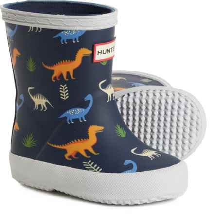 HUNTER Boys and Girls First Classic Rain Boots - Waterproof in Blue