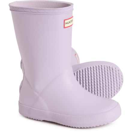 HUNTER Boys and Girls First Classic Rain Boots - Waterproof in Light Purple